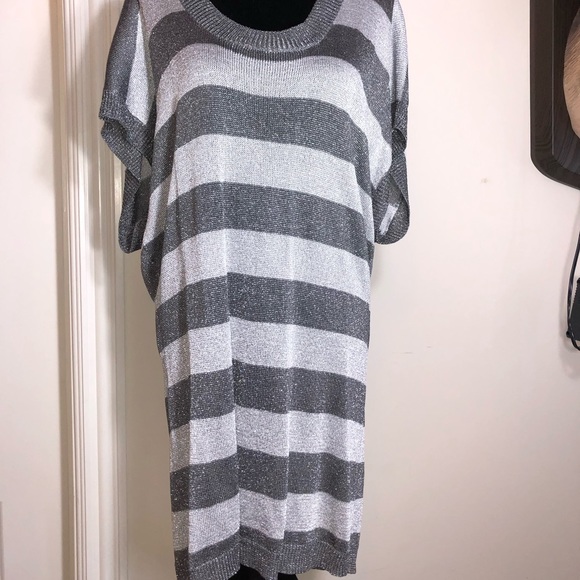 Kardashian Kollection Tops - Glittery tunic top/short dress Kardashian Kollection Tops - Glittery tunic top/short dress